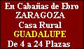 Casa Guadalupe en Zaragoza